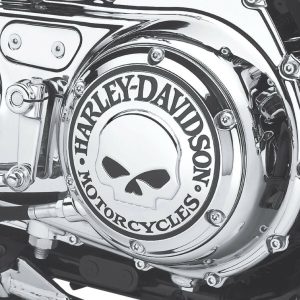 Coperchio Accesso Frizione Derby Cover Lato Sinistro Willie G. Skull 25440-04A