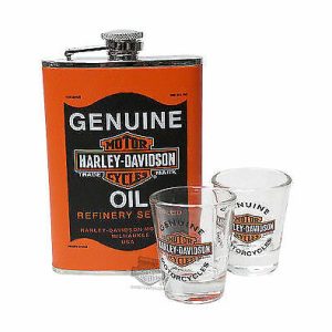 FIASCHETTA BICCHIERI SHOT SHOTTINO HARLEY DAVIDSON WHISKY DRINK BICCHIERINO BAR