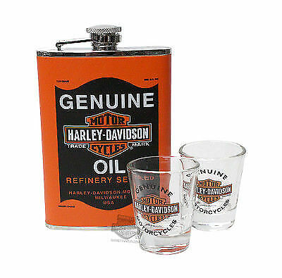 FIASCHETTA BICCHIERI SHOT SHOTTINO HARLEY DAVIDSON WHISKY DRINK BICCHIERINO BAR - immagine 3