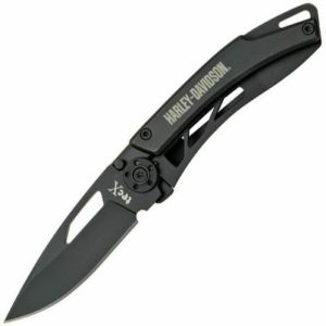 FRAMEBLOCK Folding Knife HARLEY DAVIDSON Couteau pliant STAINLESS BLADE MESSER