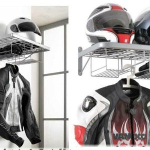 Guardaroba Appendi Casco Giubbotto Biker Porta Guanti Tuta Motociclista occhiali