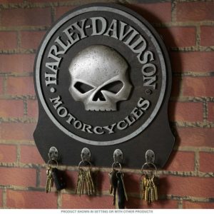 KEY RACK HARLEY DAVIDSON SKULL BIKER HOME OFFICE PUB RESTAURANT ENTRY FURNITURE
