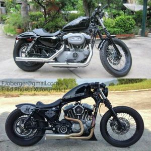 Kit Alzamento Serbatoio Benzina 5CM Harley Davidson HD Sportster XL 883 1200 H-D
