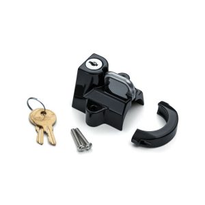 Lucchetto porta casco NERO per harley davidson xl sportster dal 2004 ad oggi!
