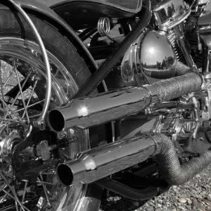 MARMITTA TERMINALE MOTO HARLEY CUSTOM VINTAGE CAFE RACER BOBBER SCRAMBLER RETRO