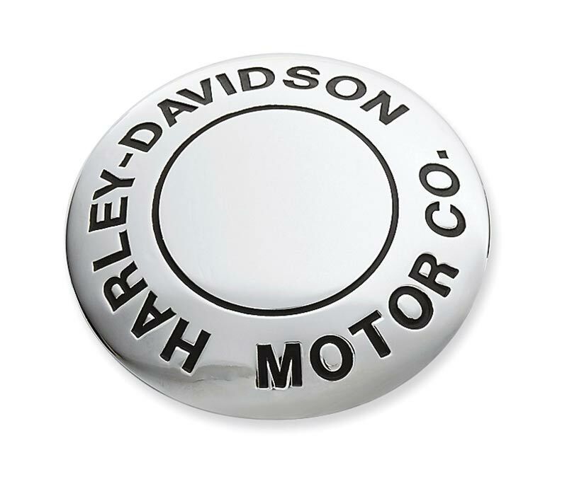 Medaglione tappo serbatoio HARLEY DAVIDSON SOFTAIL DYNA SPORTSTER ROAD KING LOGO - immagine 4