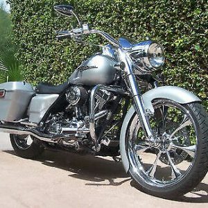 PARAFANGO ANTERIORE IN METALLO CERCHIO RUOTA 23" BAGGER HARLEY DAVIDSON TOURING