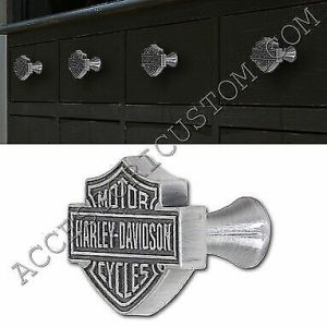 POMELLO KNOB HARLEY DAVIDSON BAR&SHIELD HOME OFFICE FURNITURE DRAWERS KITCHEN