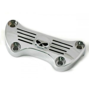 Piastra riser manubrio SKULL harley davidson sportster 883 1200 dyna softail h-d