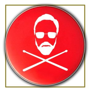 Queen Roger Taylor 'Jolly Roger' Replica Drum Skin LIMITED EDITION IN STOCK!