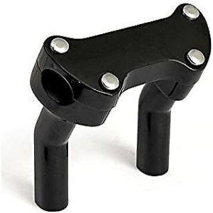 RISER NERI PER SPORTSTER DYNA SOFTAIL DA 4 1/2 11,5cm RIALZI ARRETRATI PULLBACK