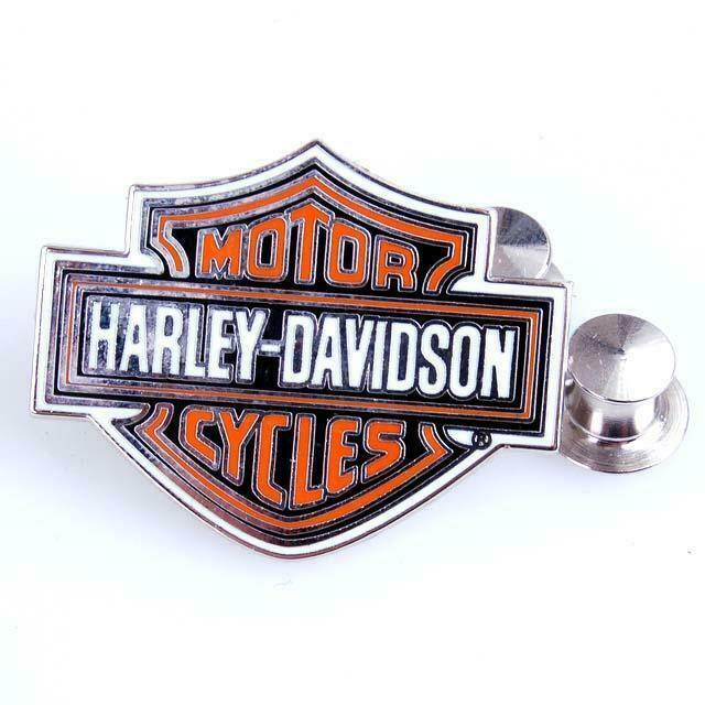 SPILLA BOTTONE PINS HARLEY DAVIDSON P302662 APPLICAZIONE GILET DISTINTIVO FREGIO - immagine 2