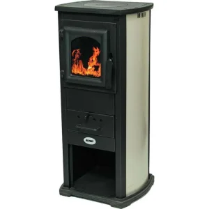 Stufa a Legna Blinky Oslo 6,1 kW – Classe A+ con Struttura in Ghisa